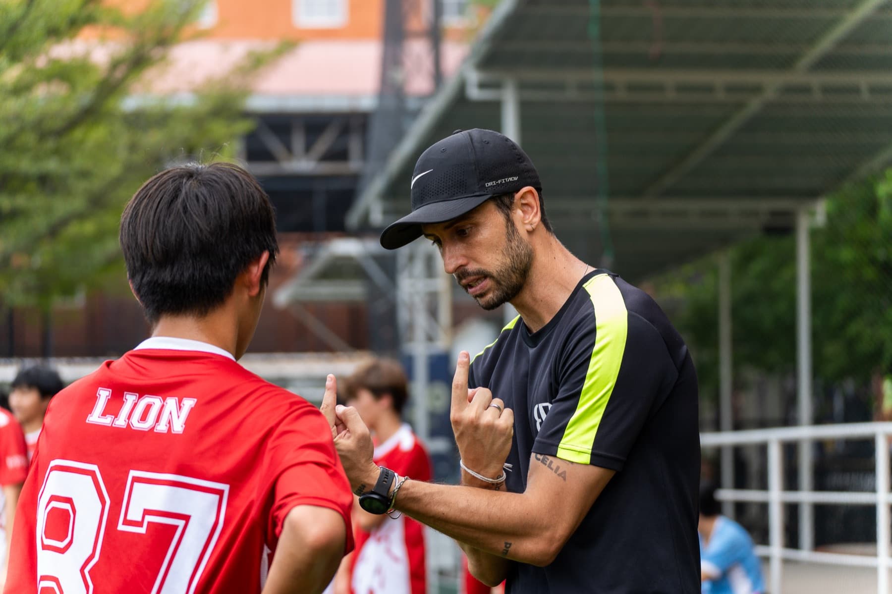 One-to-one feedback with a Regents player after a session