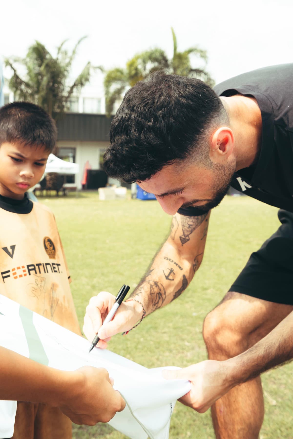 Testimonial · Signing for a kid